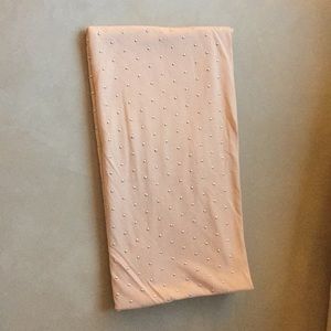 H&M pink studded scarf